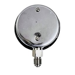 "Ji" Japsin Instrumentation Capsule Pressure Gauge, 2 1/2" (63 mm) Dial, Range 0 to 600 mmWc With Dual Scale of 0 to 60 mBar, Direct Bottom Entry, 1/4" BSP (M) Connection, SS Case & SS Wetted Parts image 3