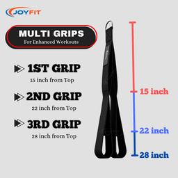 JoyFit Tricep Rope for Gym | Heavy Duty Gym Cable Attachment with Multi Grips | Triceps Exercise Equipment for Cable Machine, Pulley Workouts, Bicep, Core & LAT Exercises image 3