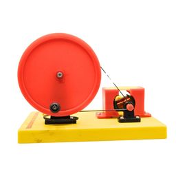 Labworld Dynamo ac dc generator working model for Demonstartion of the current generation and electric motor in physics lab experiments in school or classroom image 2