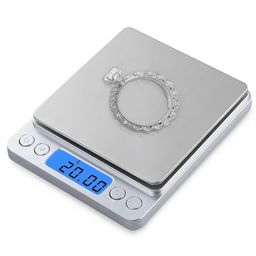 generic Digital Weighing Scale for Home & Kitchen | Weighs Items Up to 3kg | Weight Machine with LCD Display | Perfect for Cooking, Baking, and Small Parcels | Battery Powered & Portable (Silver) image 1