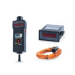 Combo: HTM 890 Photo Contact + TM 803 Digital Panel Mount Tachometer with Proximity Switch Sensor - Easy-To-Use RPM, Proximity switch sensor, Long battery life, best for industrial use image 1