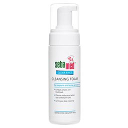 Sebamed Clear Face Cleansing Foam| pH 5.5 | Combats pimples with Montaline C40 | Deep pore cleansing | Dermatologically & clinically tested | 150ml image 1