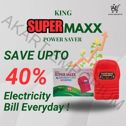 AKART King Enviropure MAXX (Power Saver and Money Saver) Save Upto 40% Electricity Bill Everyday | 3D Hologram Original Tested Product. The Superior, Digital & Powerful Electricity Saving Device for Home,Office & Factory. Premium Copper Wire Technology for Enhanced Performance and Endurance image 2