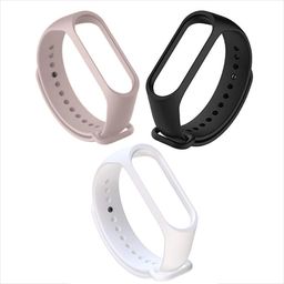 Inefable® Mi Band 3 & 4 Strap Band Wristband Strap Compatible with Mi Band M3 & M4 Original Device Not Included | image 1