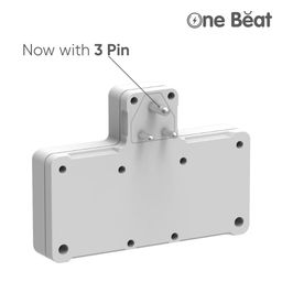 one beat Cordless Extension Board with Individual Switch-Multi Plug Socket with 3 Sockets - Flex Board with Safety Shutter Protection image 5