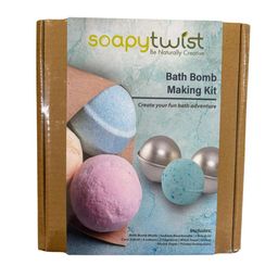 Soapy Twist Bath Bomb making Kit - Create your own Fizzy Scented Bath Bombs. image 1