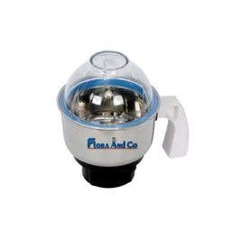 FLORA AND CO Stainless Steel Mixer Jar With Handle (0.5 Litre) image 1