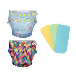 SuperBottoms Freesize UNO Cloth Diapers for Babies 3M - 3Y l 2 Outer Shells with 3 Easy Clean Top Sheets l Washable & Reusable Diaper. image 1