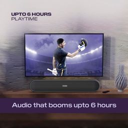Wings Thunderbar 310 Mini Soundbar with Powerful 14 W Sound Output, Dual Passive radiators Bluetooth Wireless soundbar, Wireless soundbar with Bluetooth 5.1, Soundbars for TV, PC, Mobile image 5