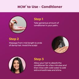 Wow Skin Science Onion Oil Shampoo & Conditioner Kit With Red Onion Seed Oil Extract, Black Seed Oil & Pro-Vitamin B5 (Shampoo + Conditioner), 600 Ml image 5