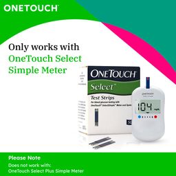 OneTouch Select Test Strips | Pack of 50 Strips | Blood Sugar Test Machine Testing Strips | Global Iconic Brand | For use with OneTouch Select Simple Glucometer image 3