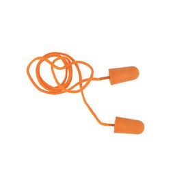 KARAM EP02 Disposable Foam Corded Ear Plugs with Cottan Thread | Noise Reduction Earplugs for Sleeping, Work, Swimming & Construction | Soft & Comfortable with SNR 34dB image 1