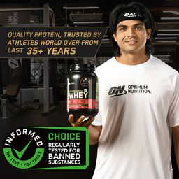 Optimum Nutrition (ON) Gold Standard 100% Whey Protein Powder- (Double Rich Chocolate) 8.7 Lbs, 131 servings, for Muscle Support & Recovery, Vegetarian - Primary Source Whey Isolate image 4