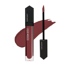 Love Earth Liquid Mousse Lipstick - Irish Coffee Matte Finish | Lightweight, Non-Sticky, Non-Drying,Transferproof, Waterproof | Lasts Up To 12 Hours With Vitamin E And Jojoba Oil - 6Ml image 1