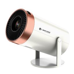 LAPCARE LLP-012 LED Projector with 1080p HD Resolution, Rotatable Design, Built-in Streaming Apps, 2500 Lumens, Screen Mirroring, 3 W Speaker, 1 GB RAM & 8GB ROM (White) image 1