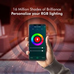Wipro Next Smart Wi-Fi 20W CCT+RGB LED Batten, LED Smart Tube Light with Music Sync Function, Compatible with Amazon Alexa and Google Assistant (16M Colours + Dimmable) Pack of 1-Polycarbonate image 4