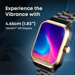 Fastrack Limitless FS2 Classic Smart Watch, 1.83” TFT Display, 240 * 284 Pixel Resolution, SingleSync BT Calling, AI Voice Assistant, 100+ Sports Modes & Smartwatch Faces, IP68 (Gun) image 2