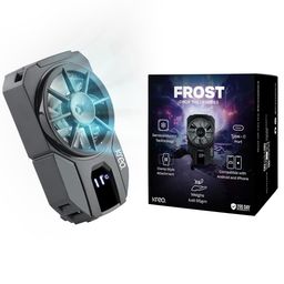 Kreo Frost Mobile Phone Cooler, Lightweight Mobile Cooler for Gaming with Rapid Cooling and Silent Fan | Cooling Fan for Mobile with Clamp Style Secure Attachment | Compatible with iPhone and Android image 1