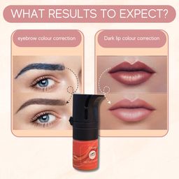 ibrow Orange Micropigment Machine Use Liquid Pigment Ink for Eyebrows, Lips, and Correction - Medical Grade - No Mixing - for Professionals Only (5ml) image 3