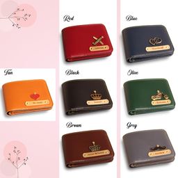innovative gifts Best Personalized Gift for Men, Customized Wallet with Name & Charm, Unique Wallet with a Personalized Touch image 3