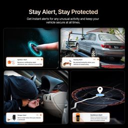 Qubo Wired Hidden GPS Tracker from Hero Group for Car | AI Features on Qubo Go App | Live Tracking | Anti-Theft | Towing Alerts | Accident Alerts | SIM Data | (Car Pro+) (12 Months Plan) image 3