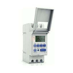 Blackt Electrotech (BT41D) : 250VAC Digital LCD Display Programmable Control Counter/Time Timer Relay Switch: DIN Rail Type (Warranty 6 Months) image 1