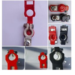 New JD Car Accessories,For Diesel & Petrol Car Universal Black and Red Automotive parts Car Battery Terminal M6bolt Adjustable Clamp Clip Connector 2 Pieces auto(2326) (FOR- PETROL) image 3
