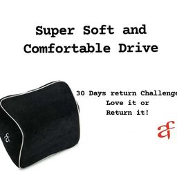 AUTOFIT Memory Foam Car Neck Rest Pillow (LARGE, Black) image 4