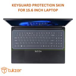 Tukzer Universal Silicone 15.6” Laptop Keyguard Keyboard Protector, Keyboard Dust Cover, Keyboard Skin 15.6” keyguard (36.5 x 13.5 cm) image 2