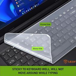 Tukzer Universal Silicone 15.6” Laptop Keyguard Keyboard Protector, Keyboard Dust Cover, Keyboard Skin 15.6” keyguard (36.5 x 13.5 cm) image 4