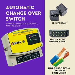 MERU ENGINEERS Automatic Charge Over Switch Miniature Circuit Breakers 40 AMPS. (ACPL40) image 3