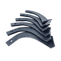 sharp garuda Master Weeder and Power Weeder Spare Parts Right Side Single Hole Tyne Blade with Nut & Bolt (140673) (Set of 2) image 4