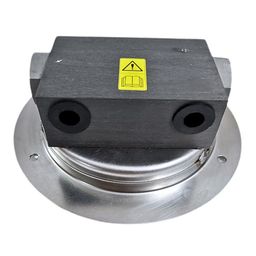 "Ji" Japsin Instrumentation Magnetic Diaphragm Pressure Gauge, 4" (100 mm) Dial, Range 0 to 1 Kg/Cm2, Max Static Pressure 200 Bar, 1/4? NPT (F) Connection, Bottom Panel Mounted, Body & Piston MS image 3