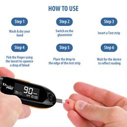 Diabascan Blood Sugar Testing Glucometer Machine with Free 25 Strips, 10 Lancet and Lancing Device, (Result in 7 Seconds), Fast accuracy and Best Results image 5