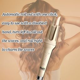 Ktein Automatic Hair Curler | Effortless Hair Styling with Adjustable Temperature and Smooth Rotating Design for Perfect Curls on All Hair Types image 3