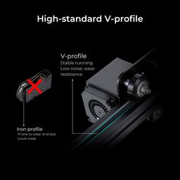 wol 3d WOL3D Creality Ender 3 Model 2025 DIY Printer with Removable Bed 3D Printer Kit with Power Resume Function 220x220x250mm image 4