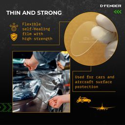 D'FENDER Pro P.P.F. Protector Compatible For Triumph Speed 400/Scrambler 400X Motorcycle Speedometer Display Screen Console Guard with 18 Months Warranty* image 5