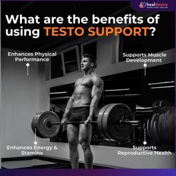 HealDesire TestoSupport- High Strength Testosterone Supplement | 5-in-1 Power Formula with Safed Muesli, Gokshur & More | Ayush Approved- For Power, Stamina & Performance | 60 Veg Capsules image 5