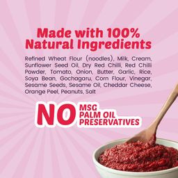 yu foodlabs Creamy Hot Sauce Korean Ramen - Zero Preservatives & No MSG - 100% Natural Ingredients & Veg - Instant Noodles Ready in 6 Mins - 100g - Yu image 3