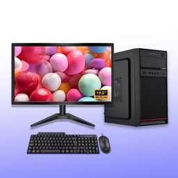 generic Fixetech Desktop Core i3-2100 | 8GB DDR3 Ram | 500GB Hard Disk | 128GB SSD | 19" Monitor | Keyboard and Mouse | WiFi image 1