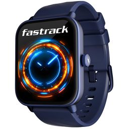 Fastrack Limitless Glide Smart Watch, Advanced UltraVU HD Display, SingleSync BT Calling, Advance Chipset, 85+ Sports Modes & Smartwatch Faces, AI Voice Assistant, 24 * 7 Health Suite, IP67 (Blue) image 1