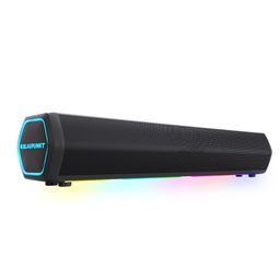 Blaupunkt Newly Launched SBA20 Pro 25W Bluetooth Soundbar with 2000mAh Battery I RGB Lights I Honeycomb Design I AUX, Bluetooth, USB & TWS I BT Speaker for TV, Mobile, PC, Laptops image 1