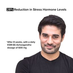 TrueBasics Ashwagandha, 600mg of KSM 66 Ashwagandha (60 Capsules) | With Clinically Researched Ingredients | Energy and Immunity Booster image 4