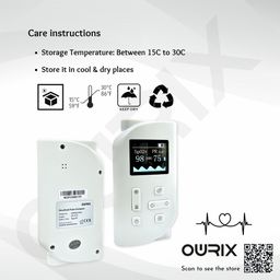 owrix Handheld Pulse Oximeter NT1C for Continuous Measure Blood Oxygen - Adult image 5
