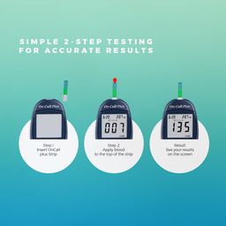 On Call Blood Glucose Test Kit – Accurate Sugar Level Monitoring with Glucometer, Strips & Lancets image 3