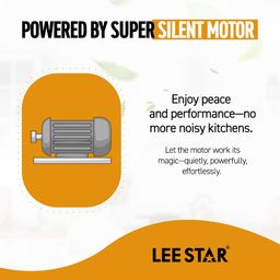 Lee Star Automatic Electric Atta Kneader, Dough Mixer Machine, Atta Kneader Machine with 3L Stainless Steel Bowl, 650W - White (LE-837) image 5