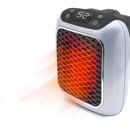 generic Premium Mini Heater with LED Display | 800W Quick Heating | Adjustable Thermostat | Portable Plug-and-Play Design with Safety Features image 1