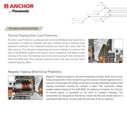 Anchor by Panasonic UNO 10 Amp Single Pole C Curve MCB | ISI Marked Single Pole 10A Miniature Circuit Breaker (98002) image 4