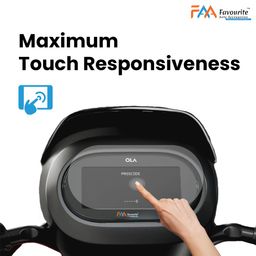 Favourite Auto Accessories Unbreakable Glossy Screen Protector for Ola S1 X & S1 X Plus image 2