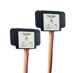 Blackt Electrotech BT80MR (2 PC PACK) Touch Sensor Switch for Bathroom Mirror LED Light - Capacitive Touch Light Switch 5-12VDC Smart Glass Capacitance Sensor Module (3 Amps Two LED with Dimming) image 1